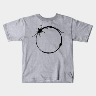 Black Circle Humanity Kids T-Shirt